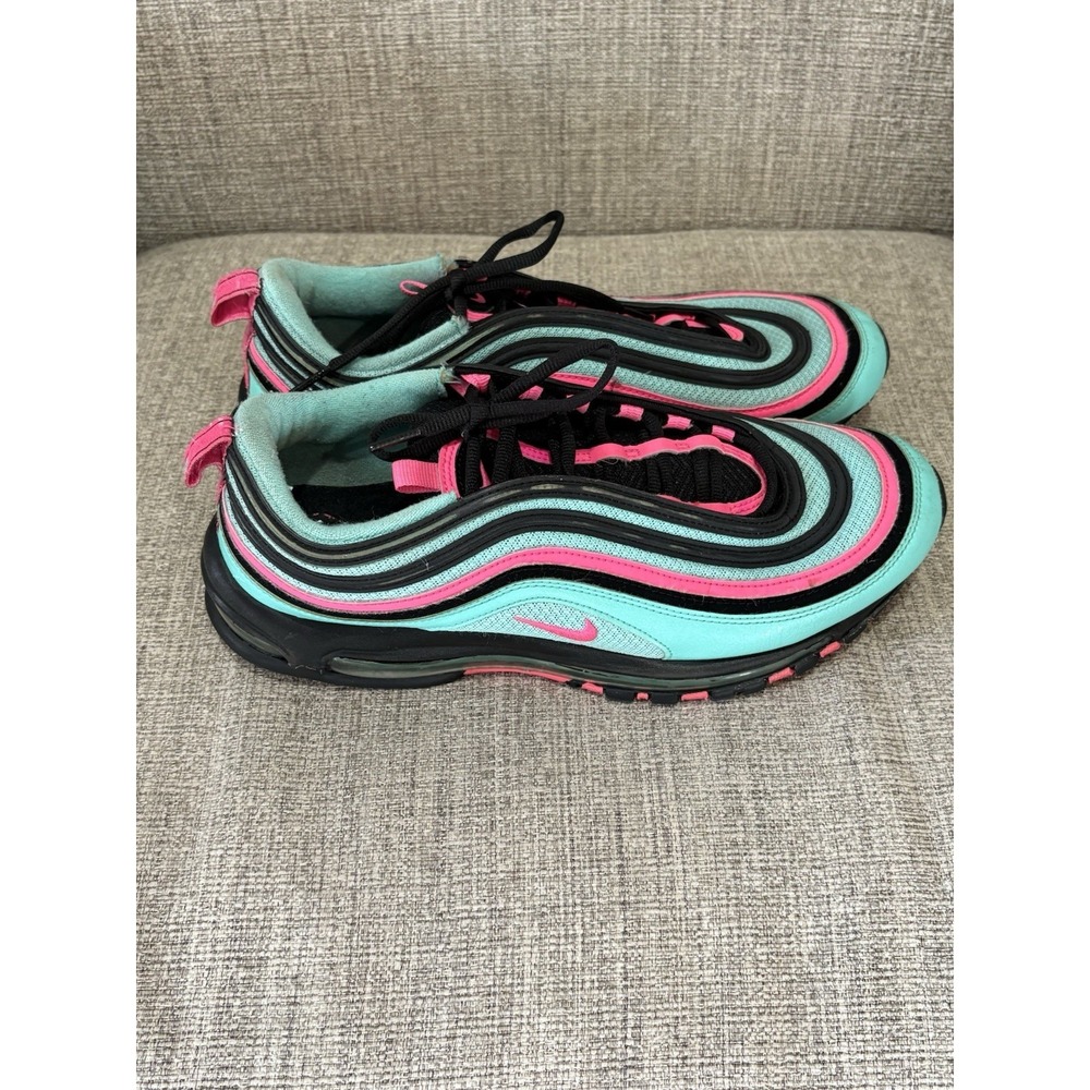 2019 Nike Air Max 97 Hyper Turquoise South Beach Size 11  CU4877-300 - Picture 3 of 8
